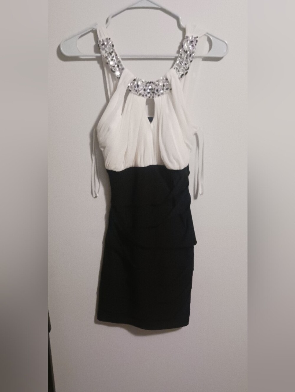 City Studios Black & White Dress - Size Small